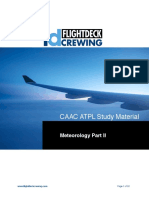 Flightdeck CAAC ATPL Study Material Meteorology Part II 2019 PDF