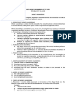 Anti Money Laundering Act PDF