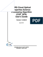 VIIRS Cloud Optical Properties Science Processing Algorithm (COP - SPA) User's Guide