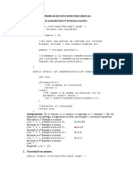 Ejemplos de Funciones Recursivas