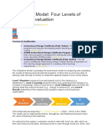 Kirkpatrick Model: Four Levels of Learning Evaluation