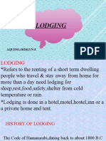 Lodging: Aquino, Jedilyn F