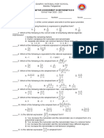 2nd Summative Test SY 2020 - 2021