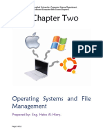 Chapter 2 Operating system and file managment - تضليل - جديد PDF