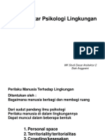 Sesi 8 Psikologi Lingkungan