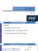 Devices & Circuits RLC Circuits