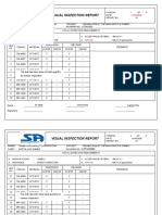 Visual Inspection Report