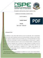 Sanidad Animal: Departamento Ciencias de La Vida Y Agricultura Carrera de Ingeniería Agropecuaria Santo Domingo