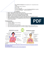 Main Cause of Respiratory Acidosis Is Bradypnea (Slow Respiratory Rate 12 BPM Which Causes