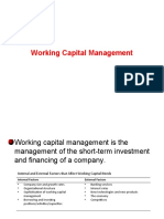 Working Captal Management