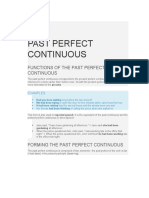 Past Perfect Continuous