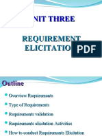 Object Oriented SAD-3 Requirement Elicitation