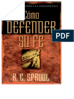 ¿Como Defender Su Fe - .PDF by R.C Sproul