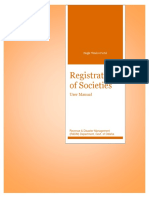 Registration of Societies: User Manual