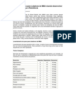 Preparação Física para Lutadores de MMA Visando Desenvolver Velocidade, Força e Resistência