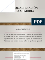 Test de Alteración de La Memoria