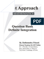 Question Bank Definite Integration