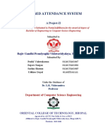 Rfid Based Attendance System: A Project-II