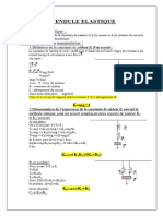 TP Pendule Elastique PDF