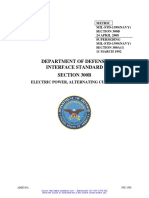 Department of Defense Interface Standard Section 300B: Electric Power, Alternating Current