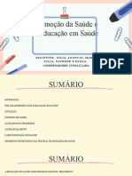 Promoção Da Saúde e A Educação em Saúde