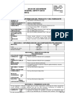 MSDS Once Pintura