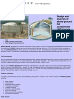 Design and Analysis of Above-Ground Full Containment LNG Storage Tanks