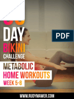 90 Day Bikini Home Workout Weeks 5 - 8