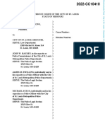 Harris v. City of St. Louis Petition