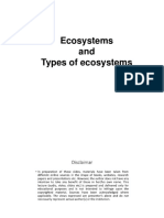 Ecosystems and Types of Ecosystems