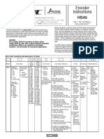 Encoder Instructions: Description