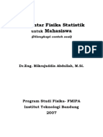 Diktat Fisika Statistik Mikrajuddin Abdullah PDF