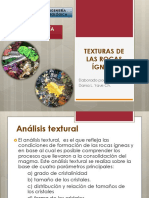 Texturas de Las Rocas Ígneas PDF