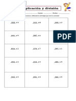 Guía Multiplicacion 4° Basico