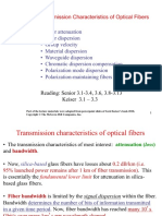 Lecture 6. Transmission Characteristics of Optical Fibers - Fiber PDF