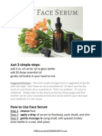 Face Serum Printable