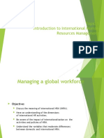 Topic 1 Introduction To International Human Resources Management