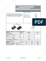 General Description Product Summary: 30V P-Channel MOSFET