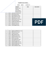 Padrón Electoral