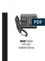 RT4822 VHF-DSC Installation Manual: Sailor