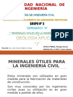 Grupo 3 Minerales Utiles en La Ingenieria Civil PDF