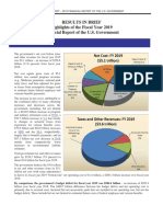 Results in Brief Highlights of The Fiscal Year 2019 Financial Report of The U.S. Government