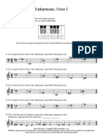 Enharmonic Notes I: in Music There Are Many Notes That Have More Than One Name