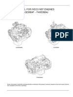 Repair Manual For Iveco Nef Engines F4GE0484E - F4GE0684F - F4HE0684J