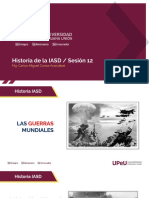 Historia de La IASD / Sesión 12: Mg. Carlos Miguel Cunza Aranzábal