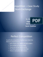 Perfect Competition Case Study On Stock Exchange