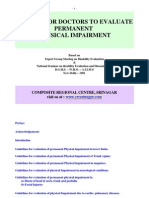 Manual For Doctors To Evaluate Permanent Physical Impairment