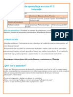 Guía 3 de Lenguaje, Grado 4°