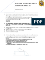 Examen Parcial de Física I-S1