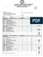 Official Transcript: Dr.A.P.J.Abdul Kalam Technical University